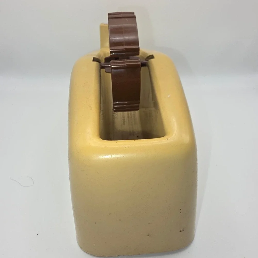 Vintage Scotch 3M C-23 Heavy Duty Tape Dispenser‎ Tan Beige Weighted Model 25100